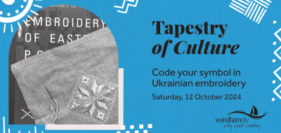 Tapestry of Culture - Code your symbol in Ukrainian embroidery