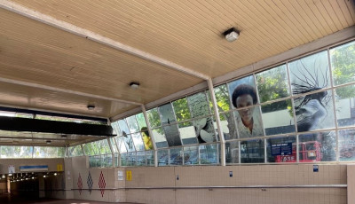 Way Out West – Station Place Photography Installation